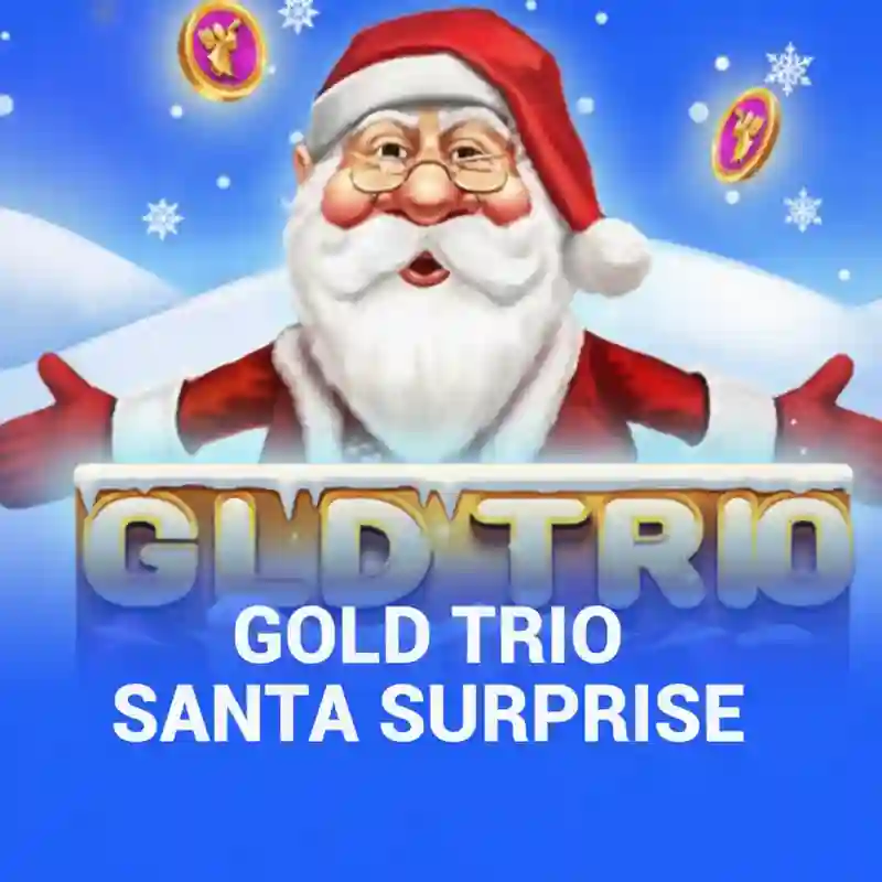 Gold Trio Santa Surprise